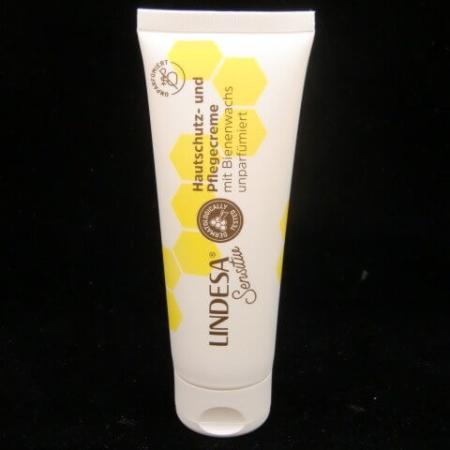 Lindesa Sensitiv Hautschutzsalbe unparfümiert mit Bienenwachs 75ml PE-Tube